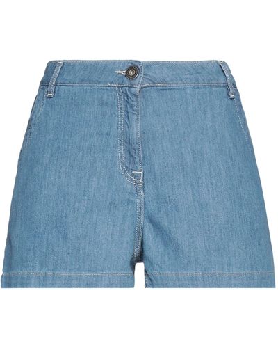 Bikkembergs Denim Shorts - Blue