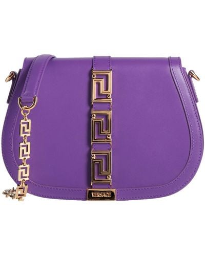 Versace Cross-body Bag - Purple