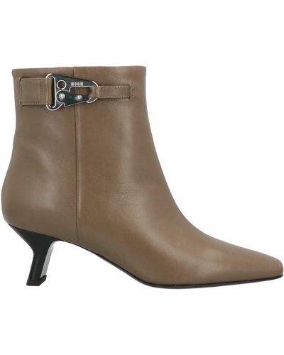 MSGM Ankle Boots - Brown