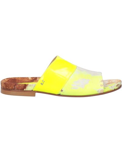 A.Testoni Sandals - Yellow
