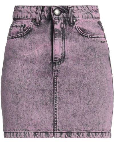 Berna Denim Skirt - Purple