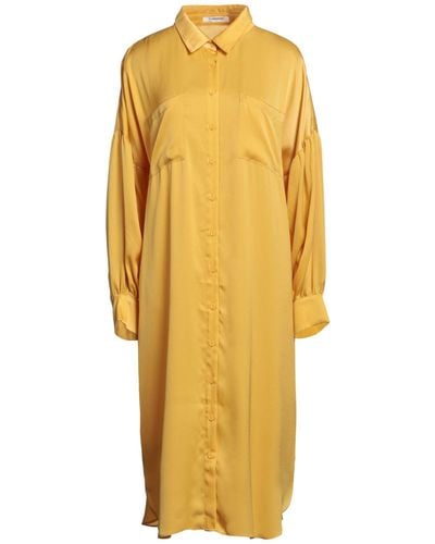 Glamorous Midi-Kleid - Gelb