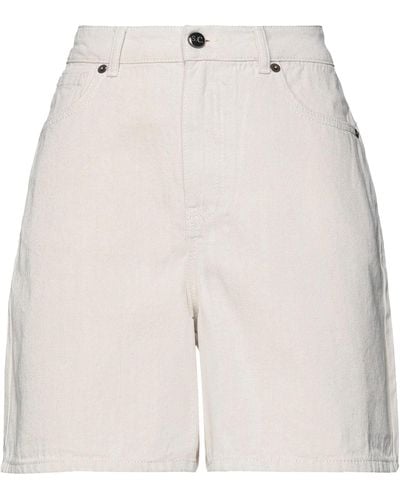Semicouture Denim Shorts - White