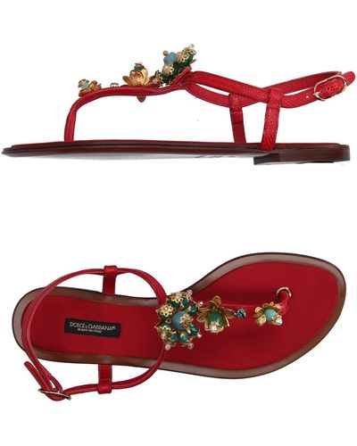 Dolce & Gabbana Sandals and flip-flops for Women | Online Sale up to 66%  off | Lyst