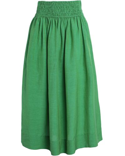& Other Stories Midi Skirt - Green