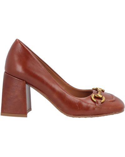Adele Dezotti Court Shoes - Brown