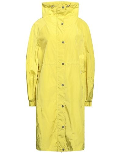 Soallure Overcoat & Trench Coat - Yellow