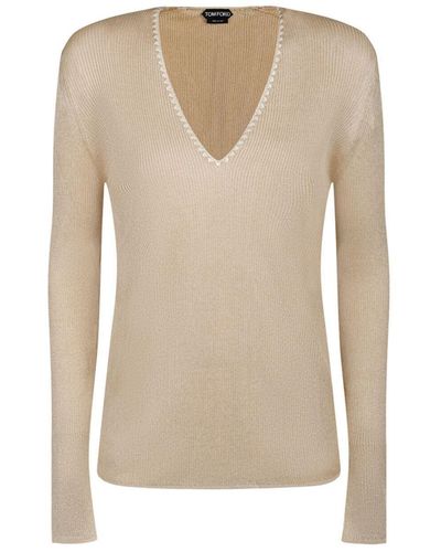 Tom Ford Pullover - Natur