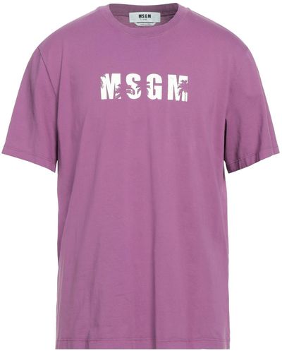 MSGM Camiseta - Morado