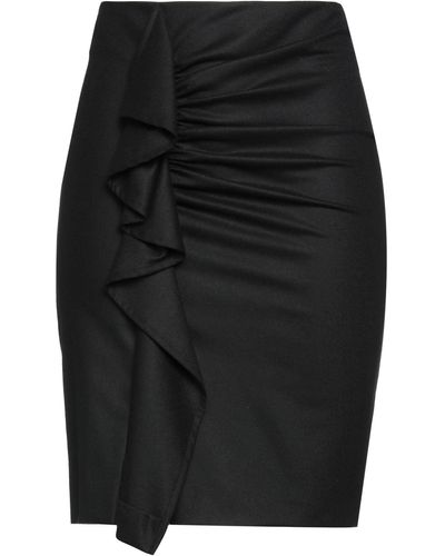NINA 14.7 Midi Skirt - Black