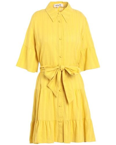 Diane von Furstenberg Mini-Kleid - Gelb