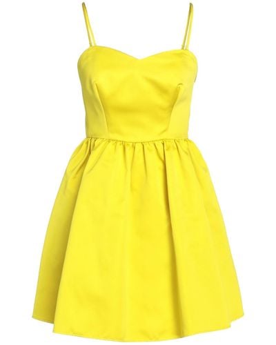 P.A.R.O.S.H. Mini Dress - Yellow