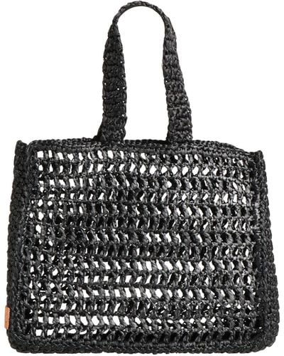 Chica Handbag Straw - Black