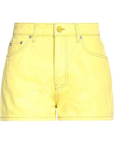 Yellow Ganni Shorts for Women | Lyst