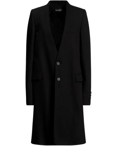 Ann Demeulemeester Overcoat & Trench Coat - Black