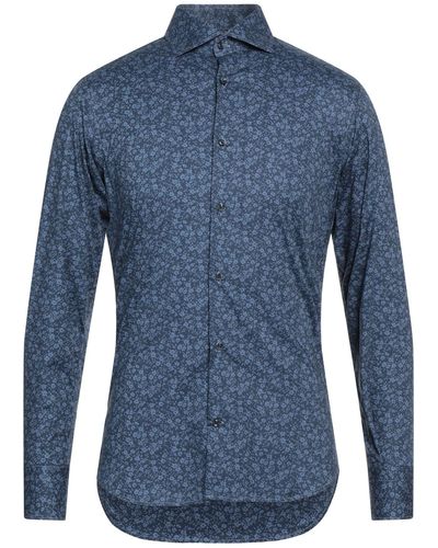 Antonelli Slate Shirt Cotton, Elastane - Blue
