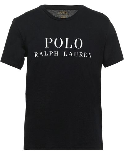 Polo Ralph Lauren Liquid Cotton Branded Crewneck T-shirt - Black