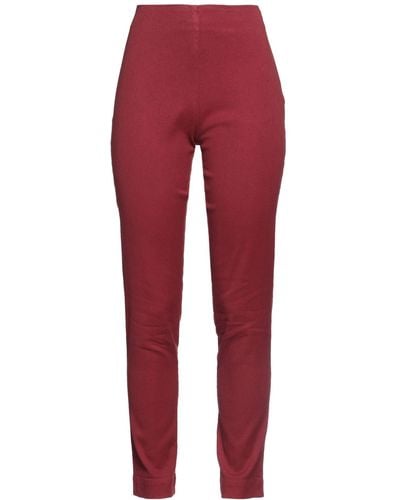 120% Lino Trouser - Red