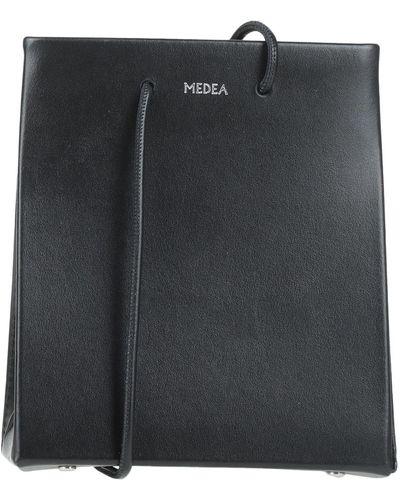 MEDEA Cross-Body Bag Soft Leather - Black