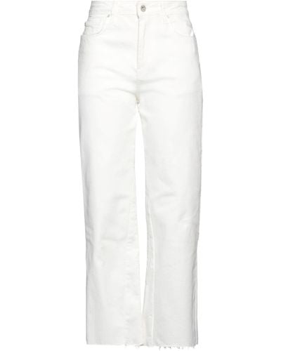 Fracomina Pantalon en jean - Blanc