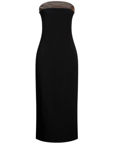 Genny Midi Dress - Black