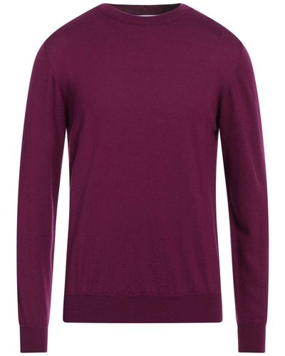 Grifoni Sweater Virgin Wool - Purple