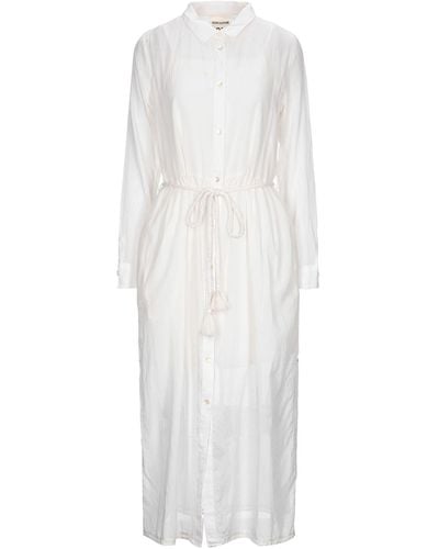 Semicouture Midi Dress - White