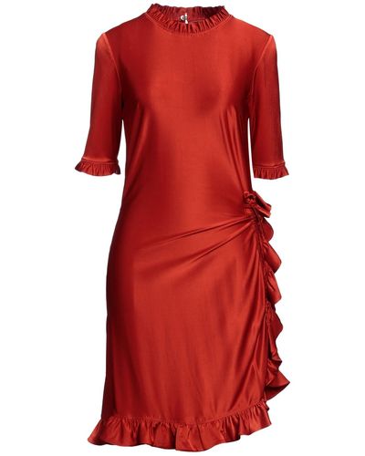 Rabanne Vestido midi - Rojo