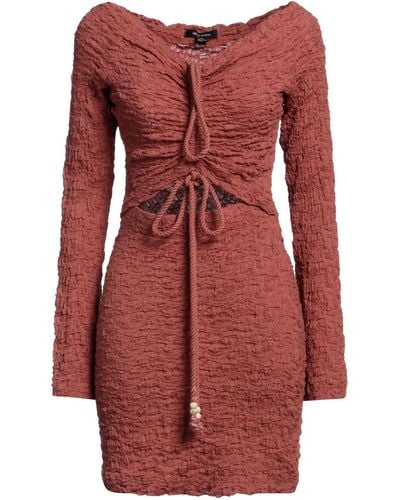 Sabina Musayev Mini Dress Cotton, Nylon, Elastane - Red