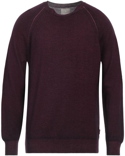 AT.P.CO Burgundy Sweater Merino Wool - Blue