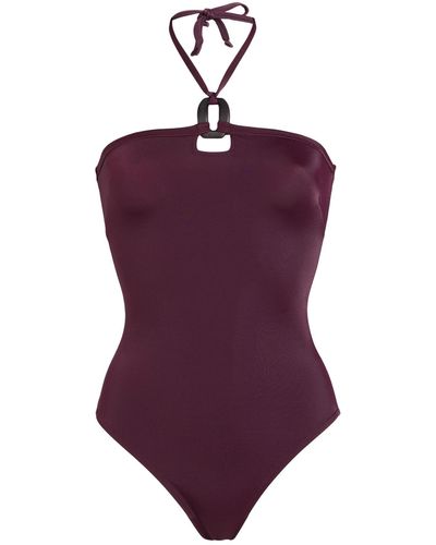 Erika Cavallini Semi Couture One-piece Swimsuit - Purple