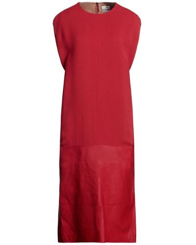 Quira Midi Dress - Red