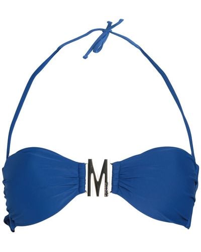 Moschino Top de bikini - Azul