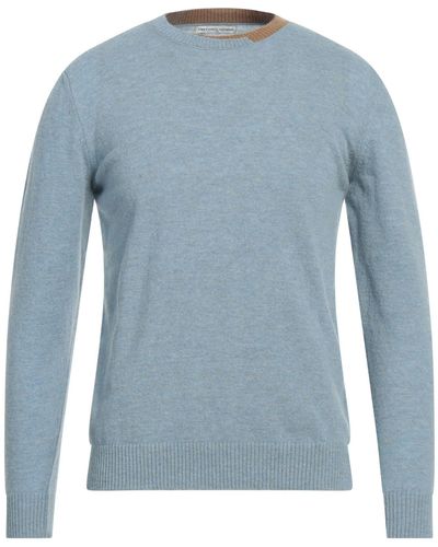 Grey Daniele Alessandrini Sweater - Blue
