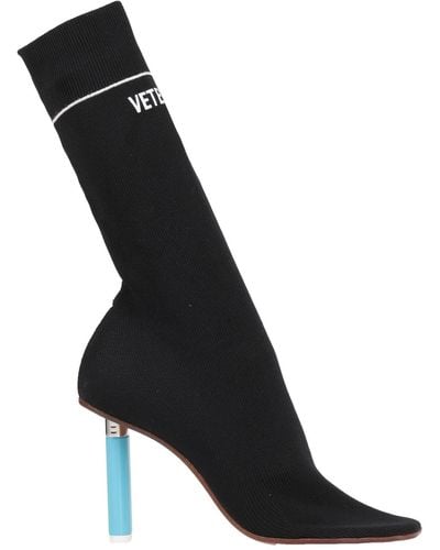 Vetements Ankle Boots - Black