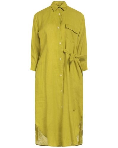 Brian Dales Midi Dress - Yellow