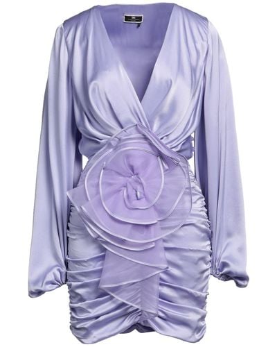 Elisabetta Franchi Mini Dress - Purple