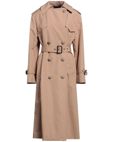 MSGM Overcoat & Trench Coat - Natural