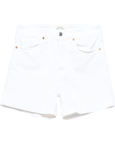 ViCOLO Denim Shorts - White