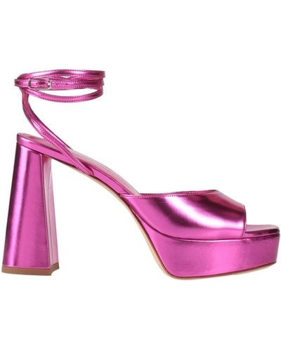 Bettina Vermillon Sandals - Pink