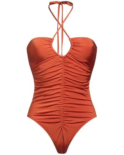 Peony One-piece Swimsuit - Red