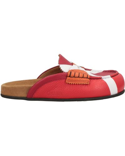 COLLEGE Mules & Clogs - Red