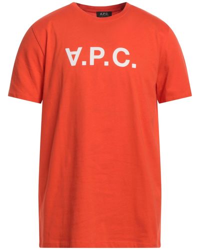 A.P.C. T-shirt - Orange
