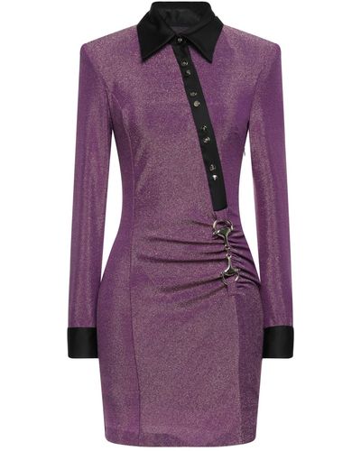W Les Femmes By Babylon Mini Dress - Purple