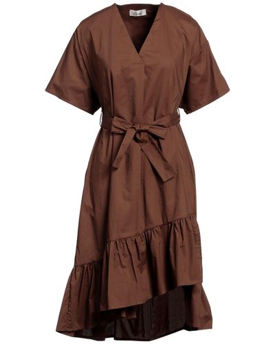 CROCHÈ Mini Dress - Brown