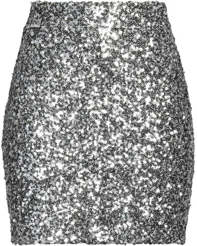 Rebel Queen Mini Skirt - Grey