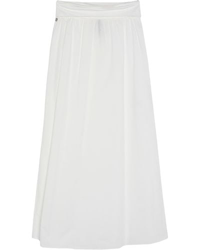 Manila Grace Maxi Skirt - White