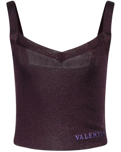 Valentino Garavani Top - Purple