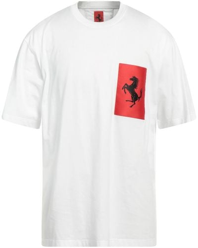 Ferrari Camiseta - Blanco