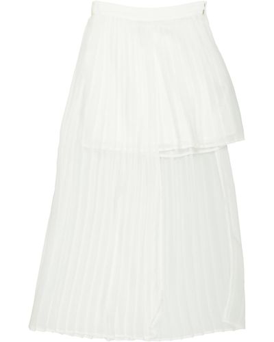 Manila Grace Mini-jupe - Blanc